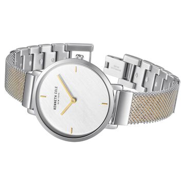 Kenneth Cole Quartz Analog Silver Dial Stainless Steel Strap Watch for Women