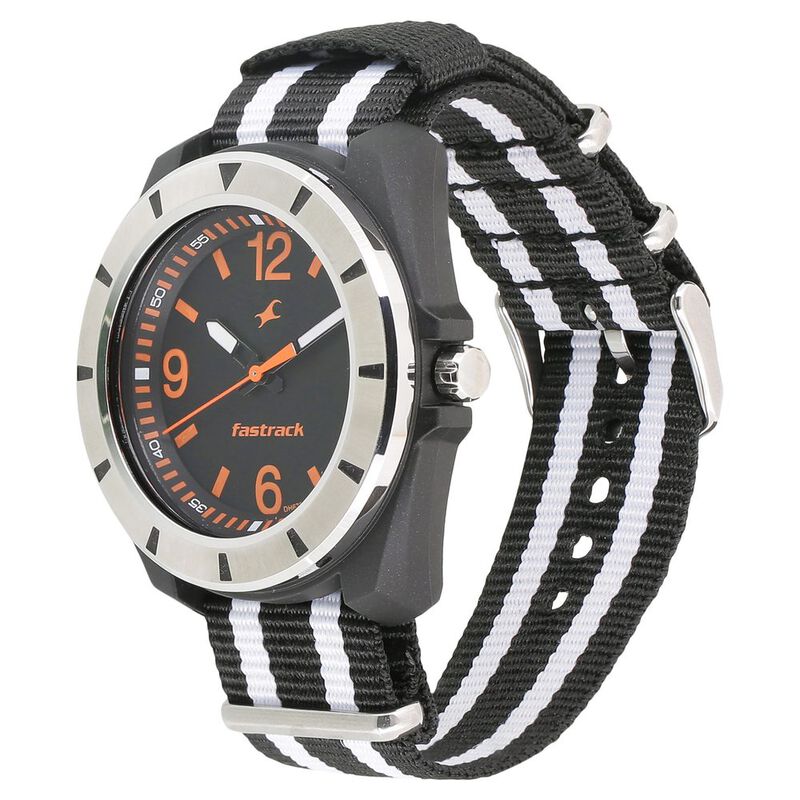 Fastrack Trendies Quartz Analog Grey Dial Plastic Strap Watch for Guys - image number 1