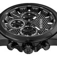 Police Quartz Multifunction Black Dial Black Stainless Steel Strap Watch For Men - image number 2