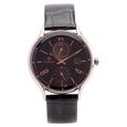 Titan Quartz Analog with Date Black Dial Leather Strap Watch for Women - image number 0