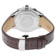 Xylys Swiss Chronograph Brown Leather Strap and Silver Dial Watch For Men - image number 4