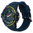 SF Quartz Analog Digital Dial Silicone Strap Watch for Men - image number 1
