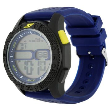 SF Carbon Series Digital Dial Unisex Watch With Plastic Strap