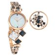Titan Raga Cocktails Mother of Pearl Dial Women Watch With Metal Strap