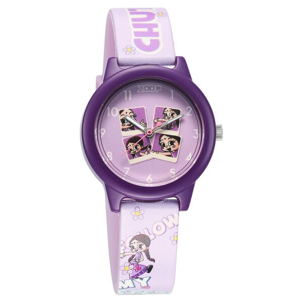 Zoop By Titan Chhota Bheem Quartz Analog Purple Dial Multicoloured Plastic Strap Watch For Kids - image number 1
