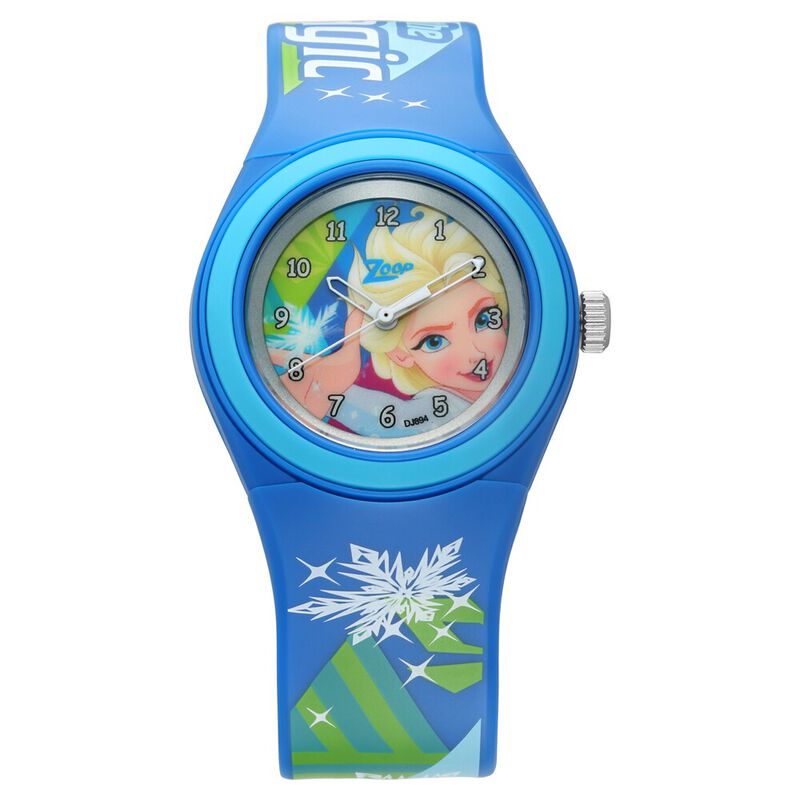 Buy Online Zoop By Titan Quartz Analog Silver Dial PU Strap Watch for ...