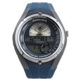 Fastrack Quartz Analog Digital Blue Dial Plastic Strap Watch for Guys - image number 0