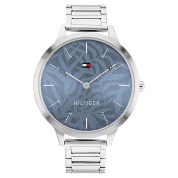 Tommy Hilfiger Quartz Analog Blue Dial Stainless Steel Strap Watch for Women