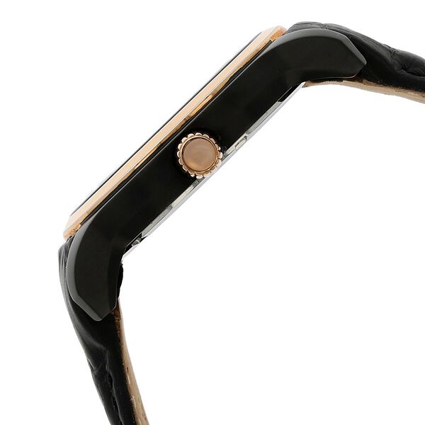Titan Moonphase Black Dial Leather Strap watch for Men - image number 2