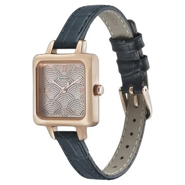 Sonata Blush It Up Rose Gold Dial Women Watch With Leather Strap