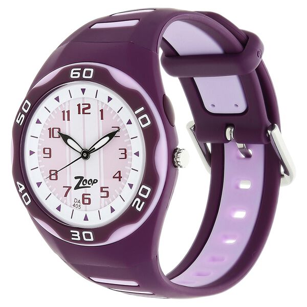 Zoop By Titan Quartz Analog White Dial PU Strap Watch for Kids - image number 1
