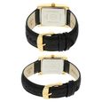 Titan Quartz Analog with Day and Date Silver Dial Leather Strap Watch for Couple - image number 3