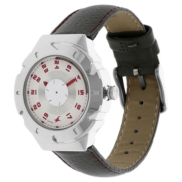 Fastrack Quartz Analog White Dial Leather Strap Watch for Girls - image number 1