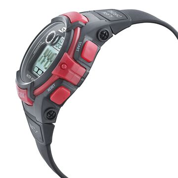 SF Digital Dial Black PU Strap Watch for Men
