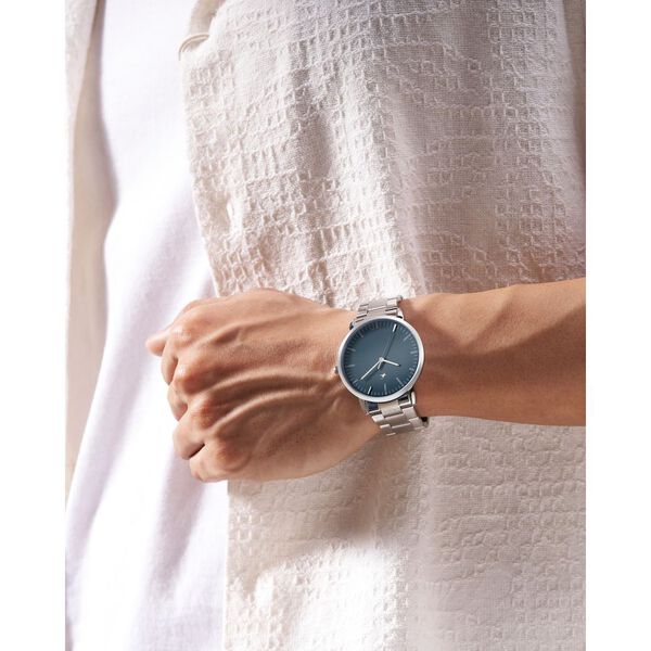 Fastrack Stunners X Quartz Analog Blue Dial Stainless Steel Strap Watch For Guys - image number 5