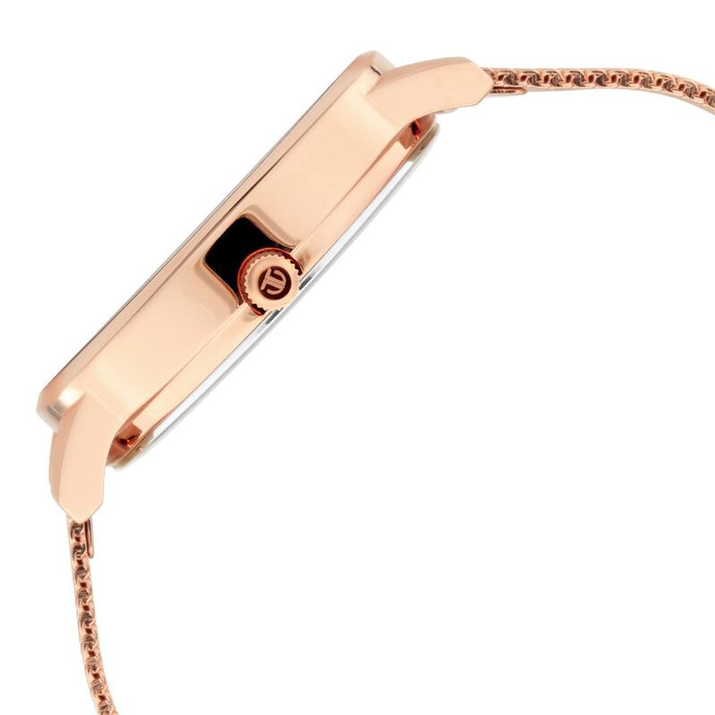Titan Sparkle Rose Gold Dial Analog with Day and Date Metal Strap watch for Women - image number 2