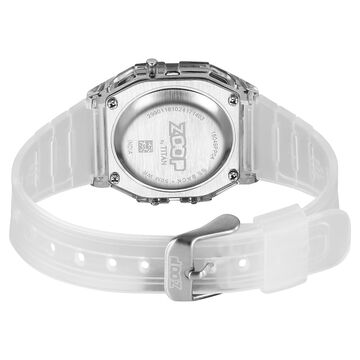 Zoop By Titan Clear Series Digital Dial White Plastic Strap Watch For Kids