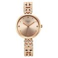 Titan Raga Showstopper Quartz Analog Rose Gold Dial Metal Strap Watch for Women - image number 0