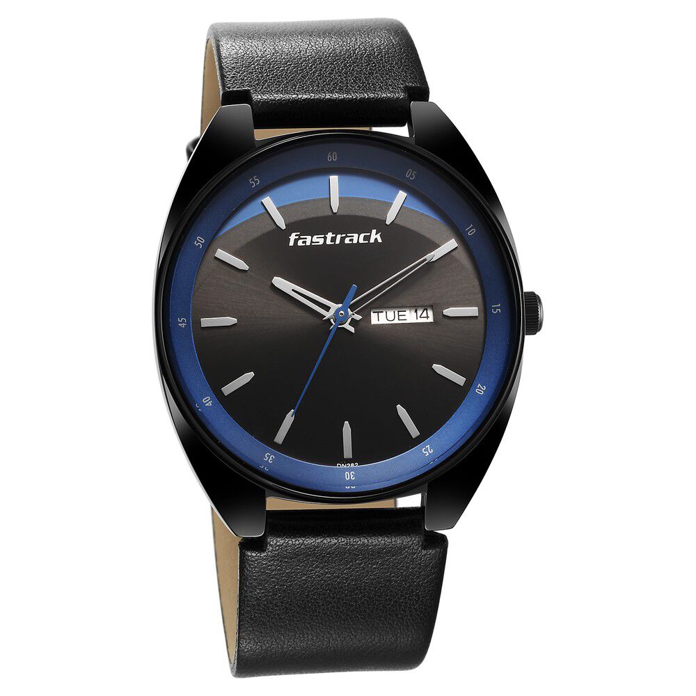 Fastrack best sale leather strap