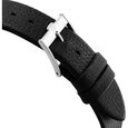 Edge Meister Quartz Analog Blue Dial Black Leather Strap Watch For Men - image number 7