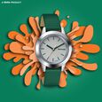 Sonata Splash White Dial Women Watch With Leather Strap - image number 0