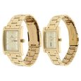 Titan Quartz Analog with Day and Date Silver Dial Stainless Steel Strap Watch for Couple - image number 1