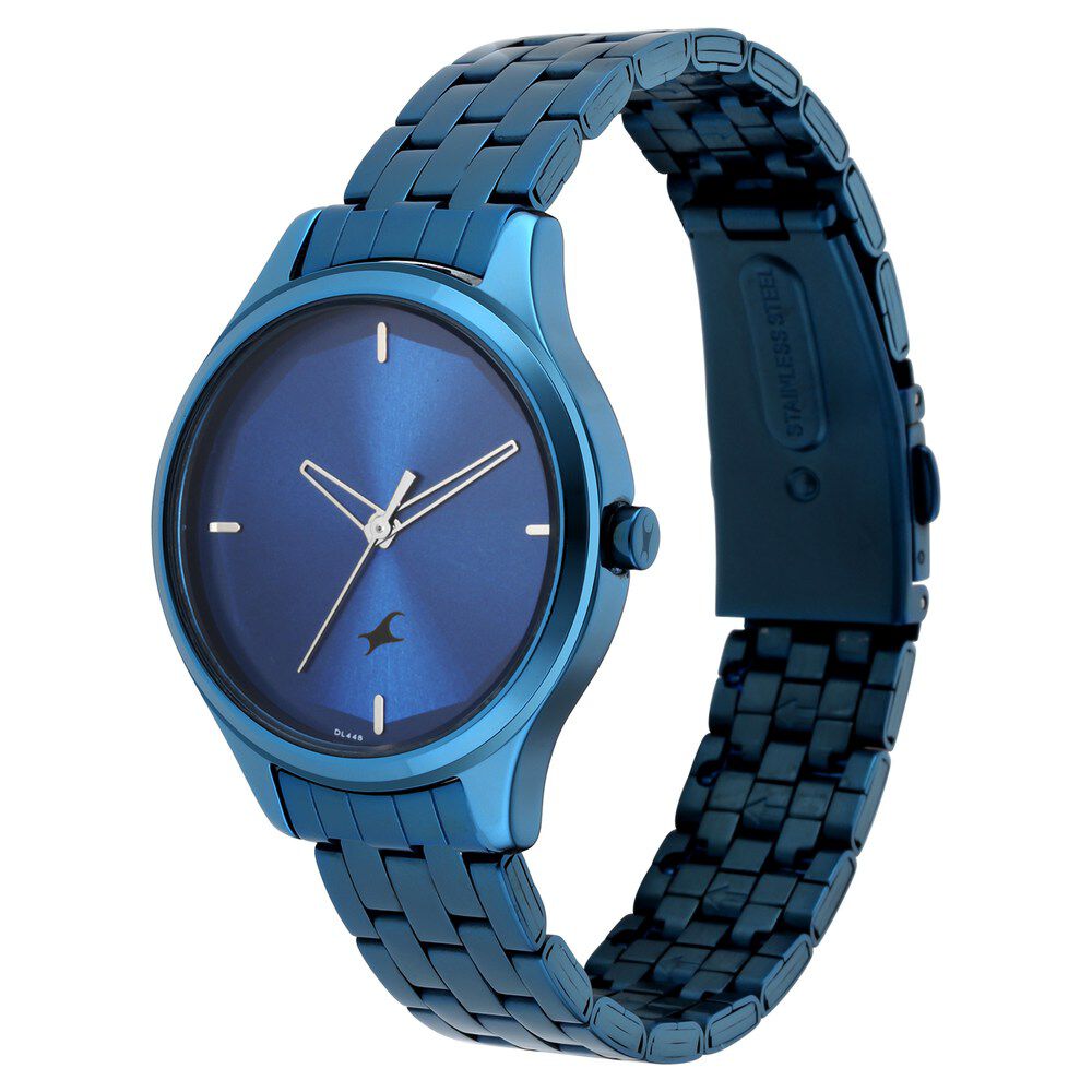 Girls watch blue colour deals