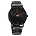 Sonata Aspire Quartz Analog Black Dial Stainless Steel Strap Watch for Men