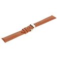 22 mm Tan Genuine Leather Strap for Men - image number 3
