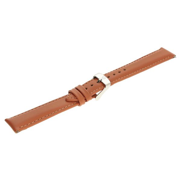 22 mm Tan Genuine Leather Strap for Men - image number 3