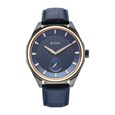 Titan Regalia Opulent Offset Second Hand Blue Dial Blue Leather Strap Watch For Men - image number 1