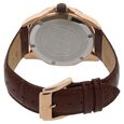 Xylys Swiss Analog Bicolour Leather Strap and Black Dial Watch For Men - image number 3
