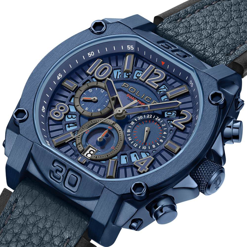 Police twin shop gear watch