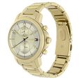 Tommy Hilfiger Quartz Multifunction Golden Dial Stainless Steel Strap Watch for Women - image number 2