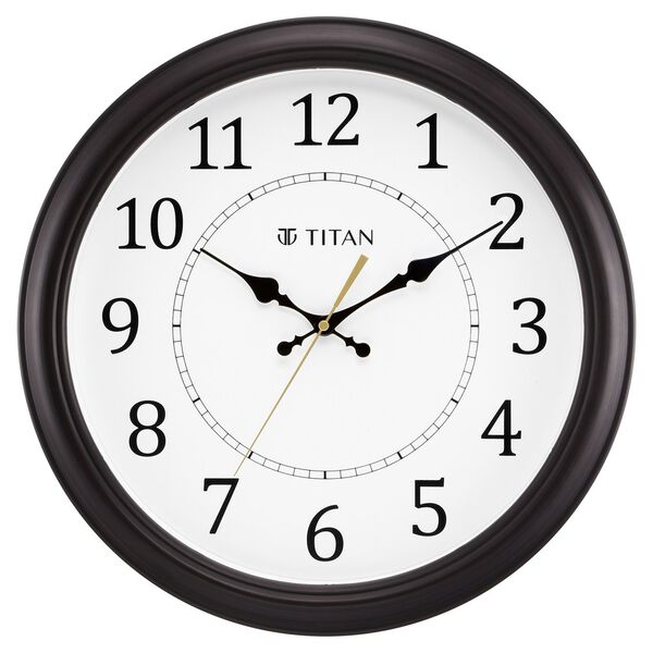 Classic White Wall Clock with Silent Sweep Technology - 42.0 cm x 42.0 cm (Large) - image number 1