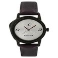 Fastrack Quartz Analog Silver Dial Leather Strap Watch for Girls - image number 0