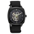 Fastrack Automatics Collection Black Dial Black Stainless Steel Strap Watch For Guys - image number 1