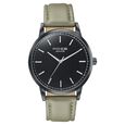 Poze By Sonata Quartz Analog Black Dial Beige Leather Strap Watch For Men - image number 1
