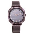Glitz Rose Gold Dial Stainless Steel Strap Watch for Women