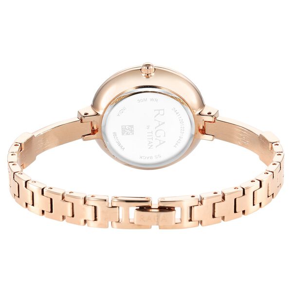 Titan Raga Showstopper Quartz Analog Multicoloured Dial Metal Strap Watch for Women - image number 4