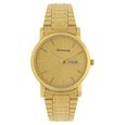 Sonata Quartz Analog with Day and Date Champagne Dial Stainless Steel Strap Watch for Men - image number 0