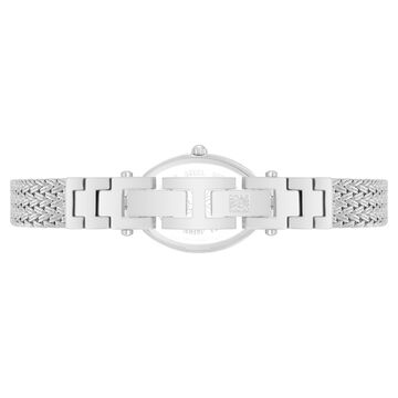 Anne Klein Quartz Analog White Dial Silver Metal Strap Watch For Women