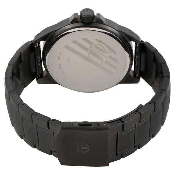 Titan Quartz Analog with Day and Date Champagne Dial Stainless Steel Strap Watch for Men - image number 3
