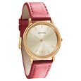Sonata Play Champagne Dial Women Watch With Leather Strap - image number 0