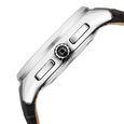 Xylys Swiss Chronograph Grey Leather Strap White Dial Watch For Men - image number 3