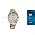 Sonata Eternia Quartz Analog White Dial Metal Strap Watch For Men - image number 3