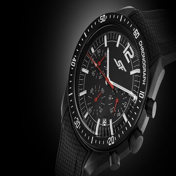 SF Genesis Bold Chronograph Watch for Men with Black Strap