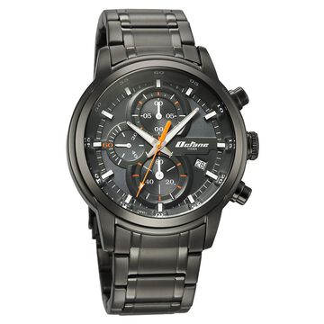 Titan Octane Primal Quartz Chronograph Grey Dial Grey Stainless Steel Strap Watch For Men