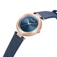 Kenneth Cole Quartz Analog Blue Dial Blue Leather Strap Watch for Women - image number 3