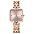 Vyb Minimalist By Fastrack Quartz Analog Pink Dial Rose Gold Metal Strap Watch For Girls - image number 0